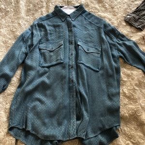 Free people flannel top